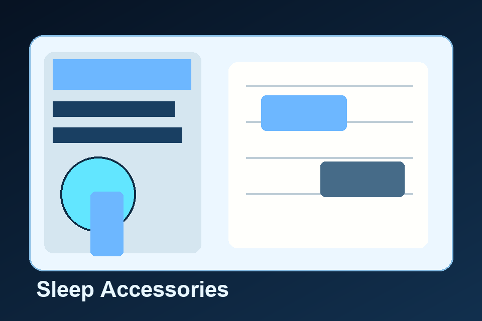 Sleep Accessories guide visual